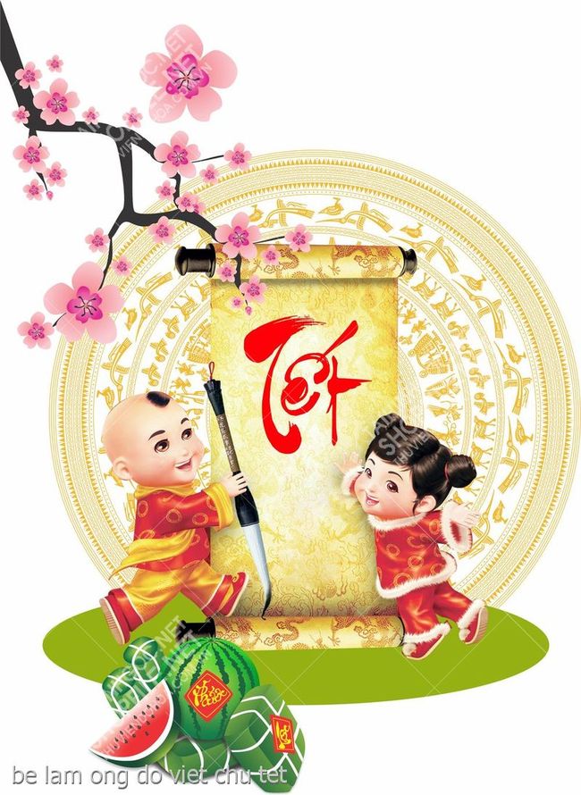 be lam ong do viet chu tet